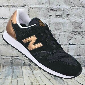 New Balance 520 v2 Running Shoes Sneakers Women's Size 8.5 B Black Gold WL520SNC